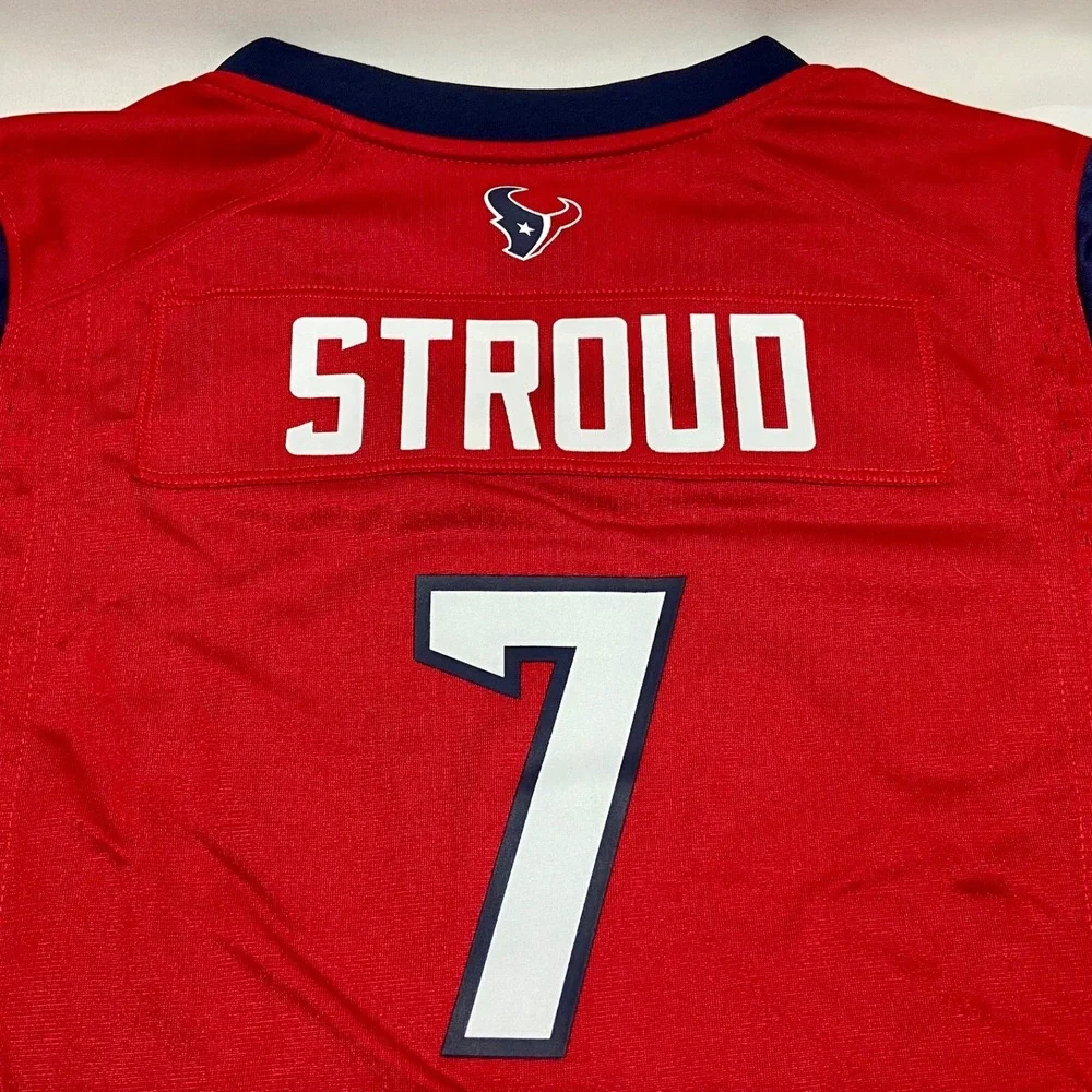 CJ Stroud Houston Texans 7‎ NFL Women's Jersey Small Red Nike On Field Fit NWT